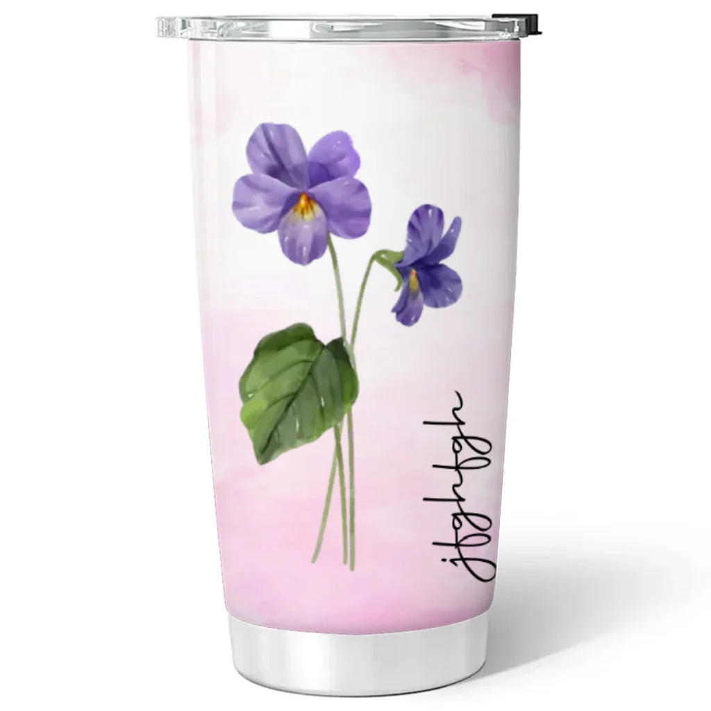 Live Bloom Wildly - Personalized Custom Tumbler - Image 6