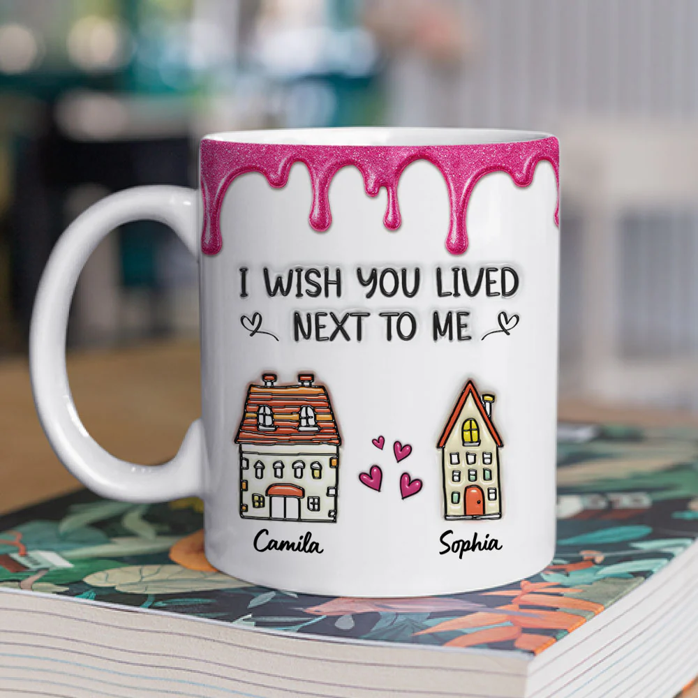 Lived Next To Me - Personalized Custom 3D Inflated Effect Mug - Image 2