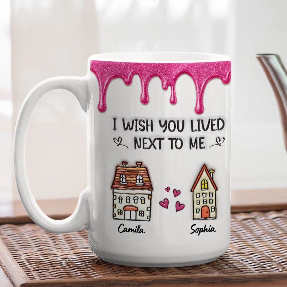 Lived Next To Me - Personalized Custom 3D Inflated Effect Mug - Image 3