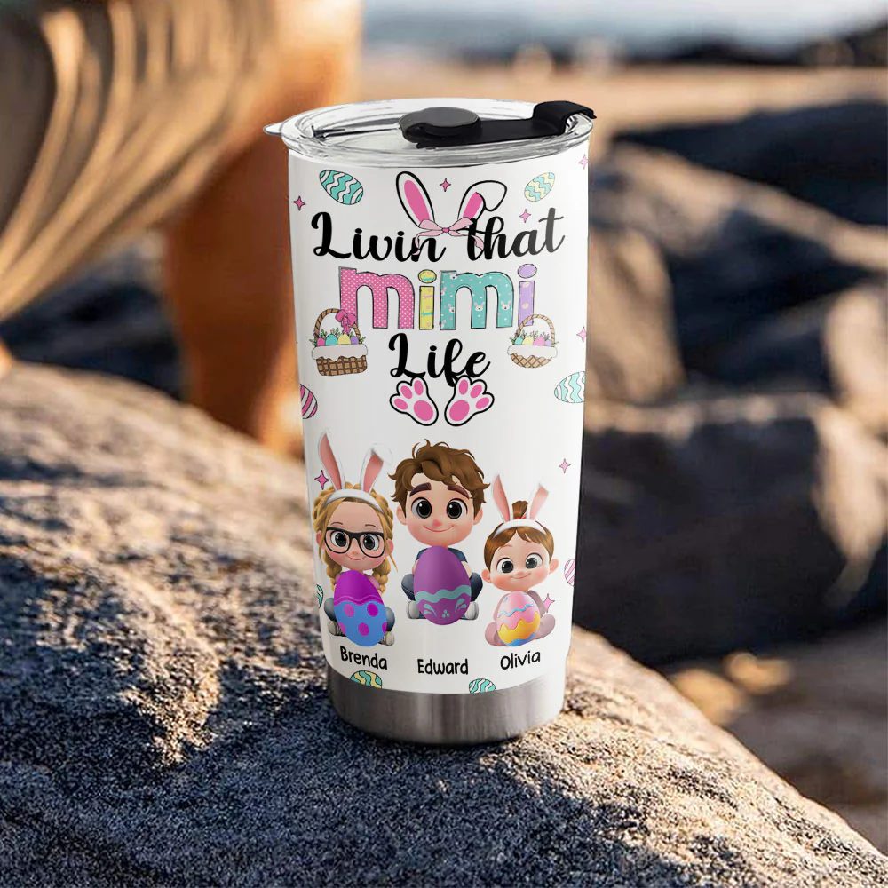 Living That Grandma Life - Personalized Custom Tumbler - Image 5