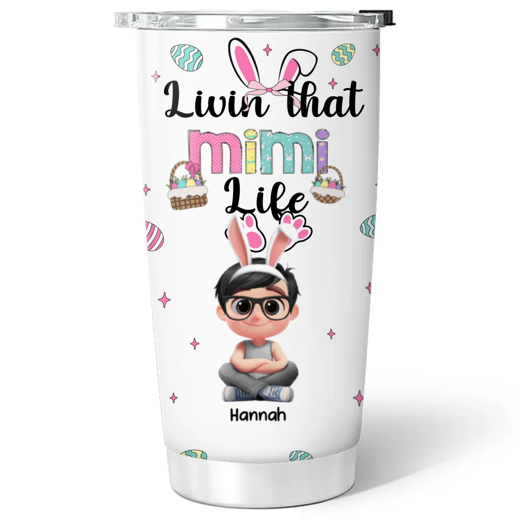 Living That Grandma Life - Personalized Custom Tumbler - Image 6