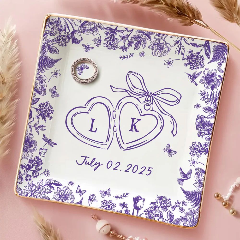 Locked Ring - Personalized Custom Jewelry Dish - Image 2