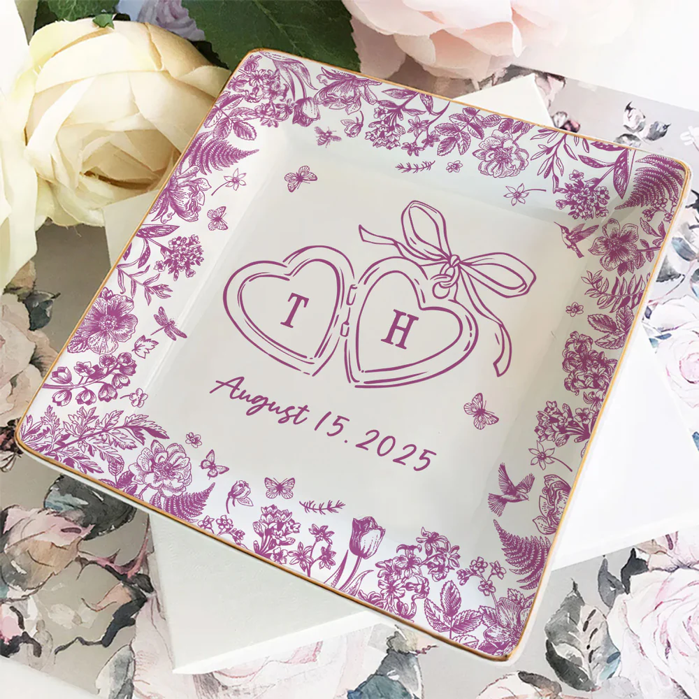 Locked Ring - Personalized Custom Jewelry Dish - Image 4