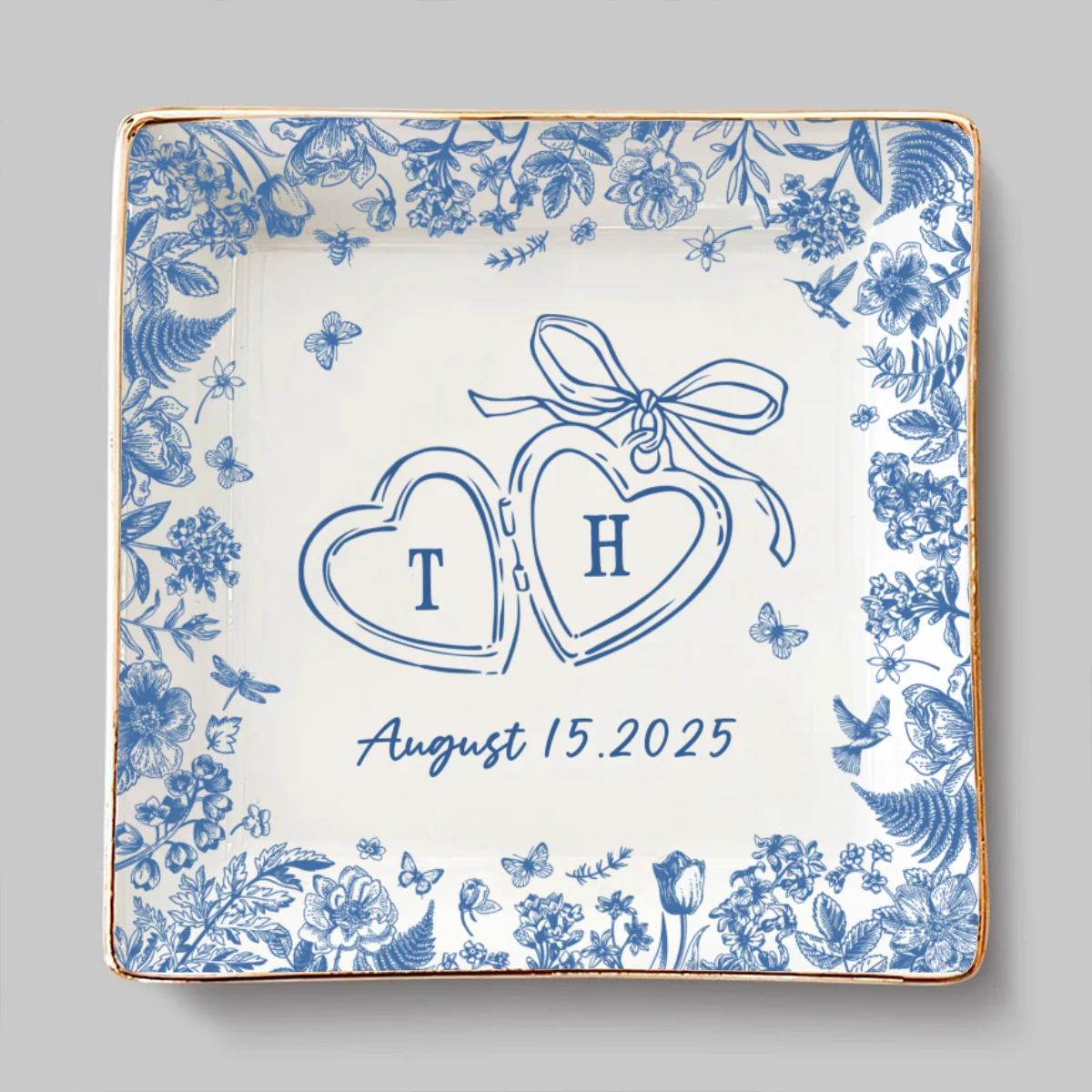 Locked Ring - Personalized Custom Jewelry Dish - Image 6