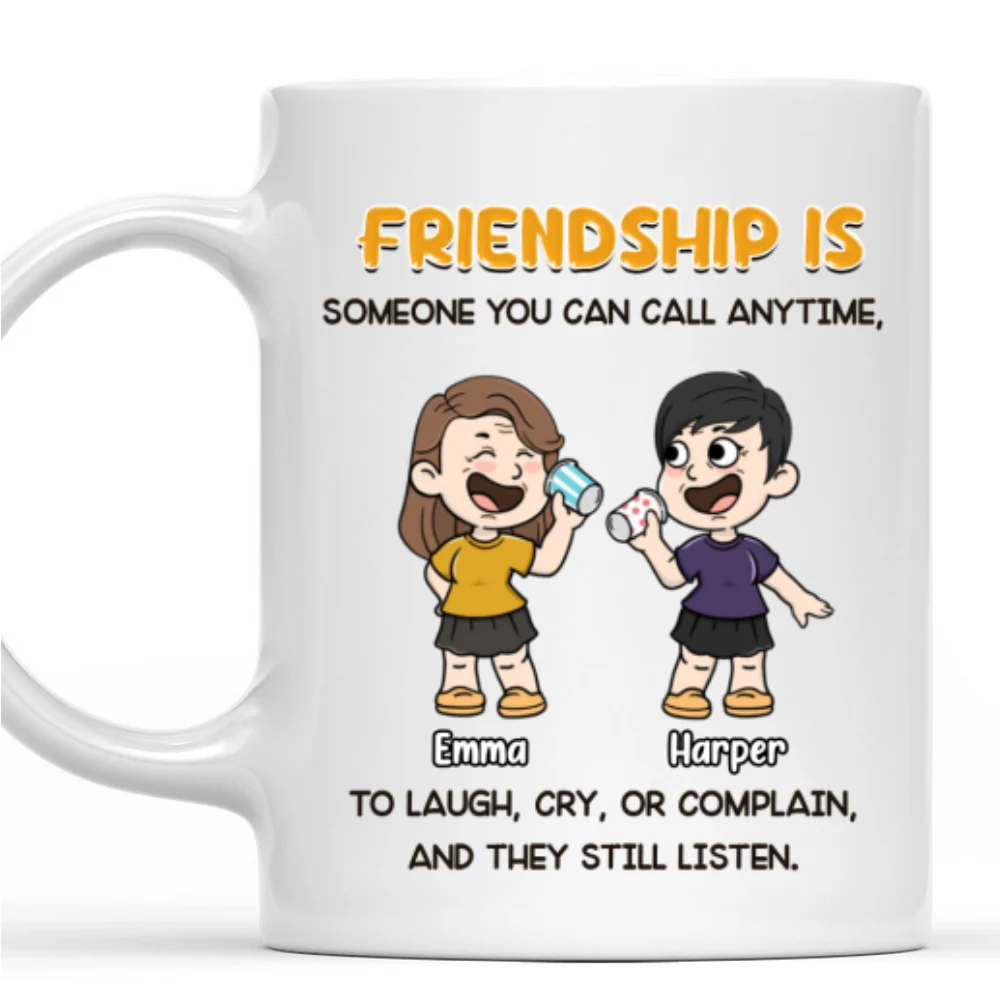Long Calls About Absolutely Nothing - Personalized Custom Coffee Mug - Image 7