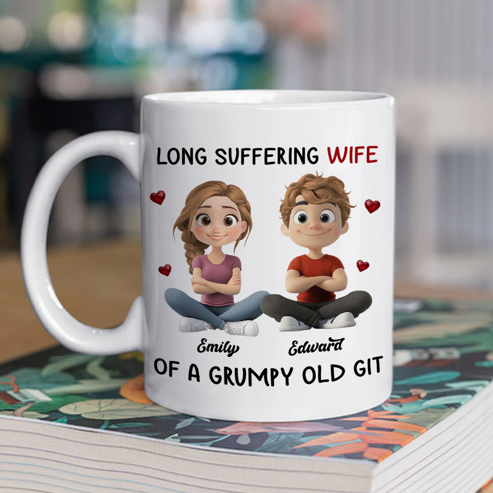 Long Suffering Wife - Personalized Custom Coffee Mug - Image 3