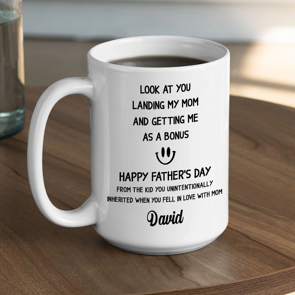 Look At You - Personalized Custom Coffee Mug - Image 5