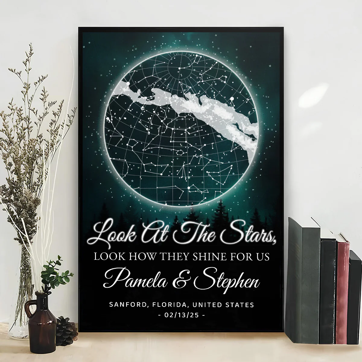 Look How Stars Shine For Us - Personalized Custom Poster - Image 4