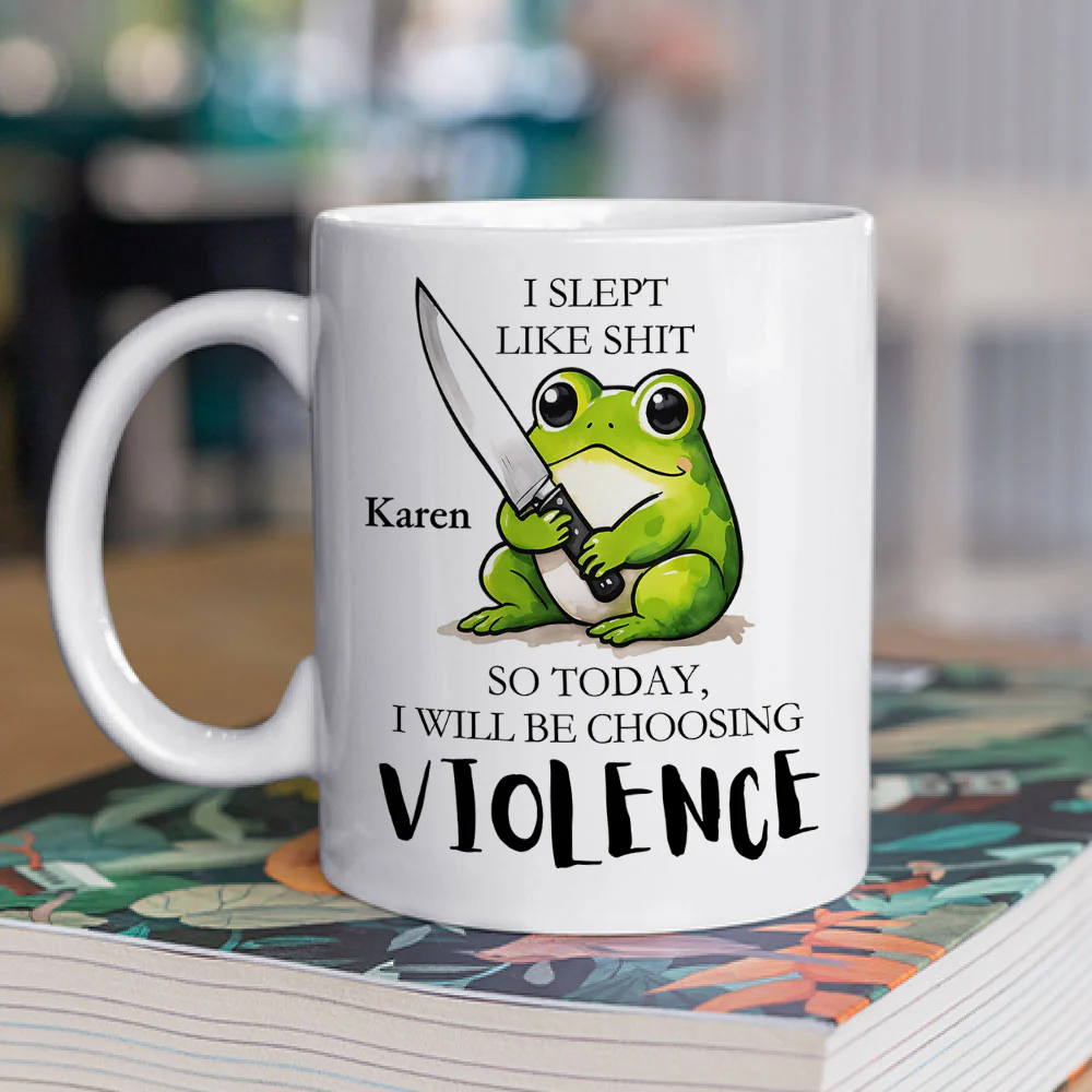 Looks Like Chaos Is On The Menu Today - Personalized Custom Coffee Mug - Image 4