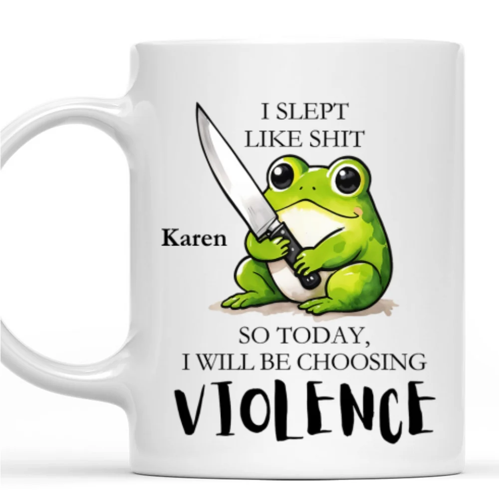 Looks Like Chaos Is On The Menu Today - Personalized Custom Coffee Mug - Image 7
