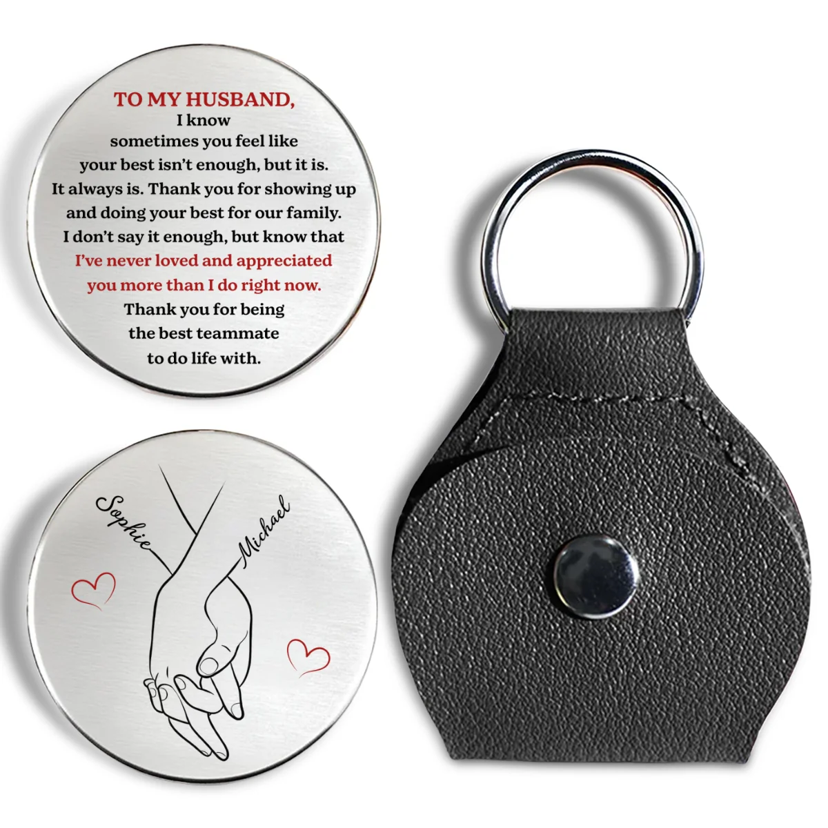 Love And Appreciated You - Personalized Custom Pocket Hug - Image 7