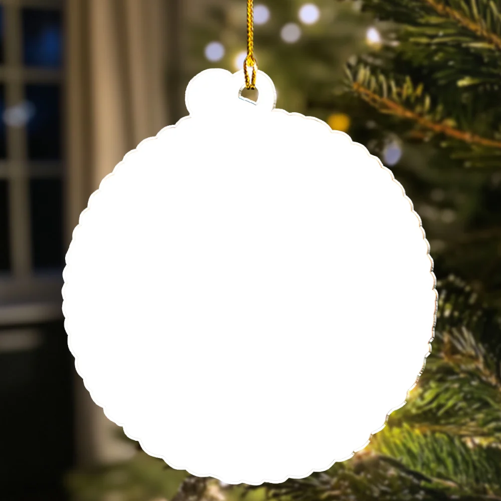 Love Being A Grandma - Personalized Custom 3D Inflated Effect Acrylic Ornament - Image 12