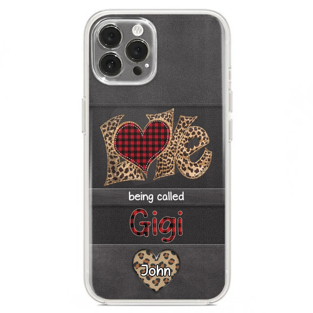 Love Being Called Grandma - Personalized Custom Phone Case - Image 17