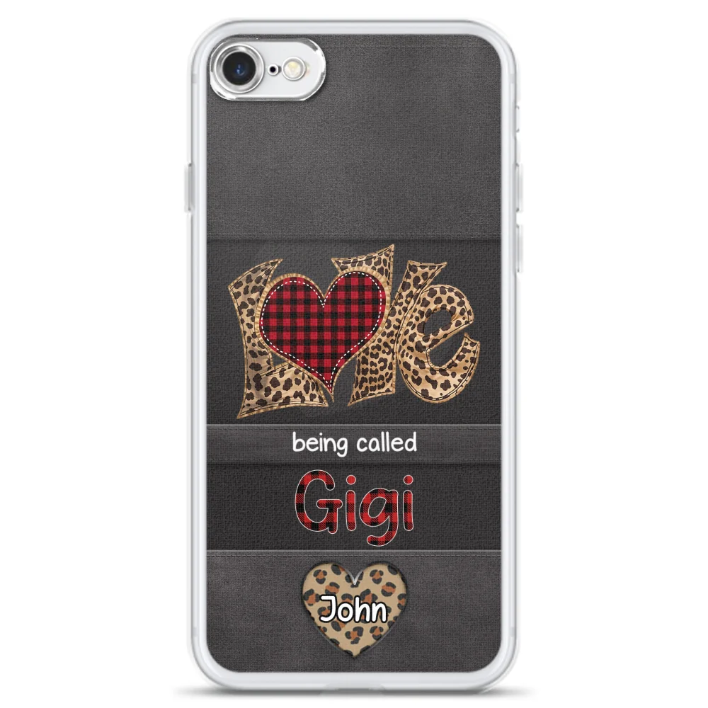 Love Being Called Grandma - Personalized Custom Phone Case - Image 4