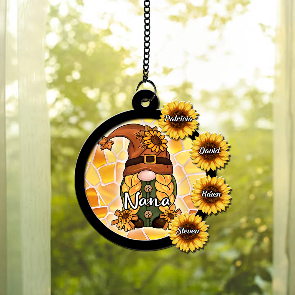 Love Being Called Grandma - Personalized Custom Suncatcher - Image 3