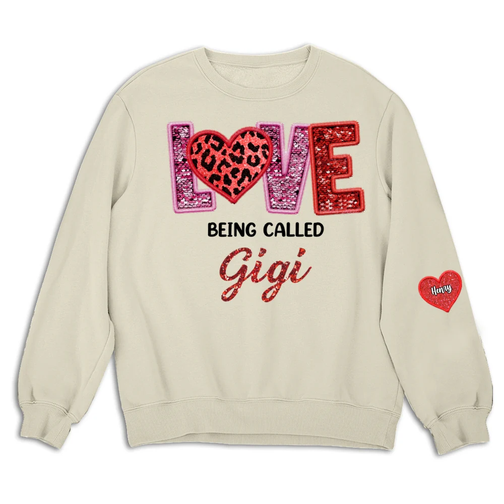 Love Being Called Grandma - Personalized Custom Sweatshirt - Image 10