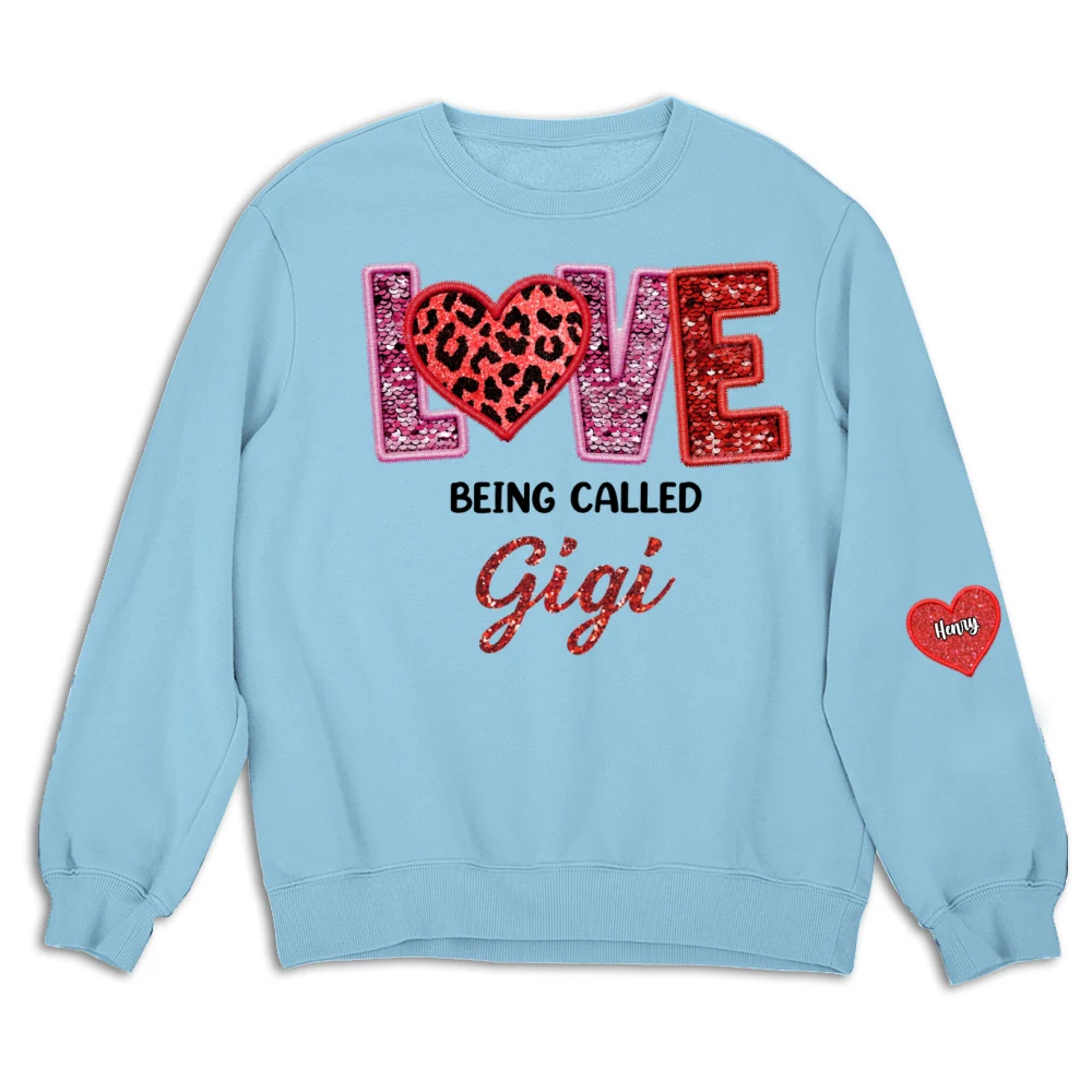 Love Being Called Grandma - Personalized Custom Sweatshirt - Image 11