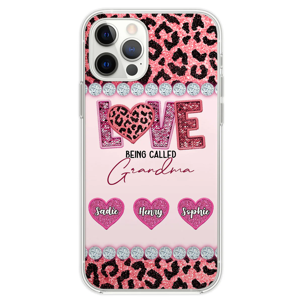 Love Being Called Grandma Version 2 - Personalized Custom Phone Case