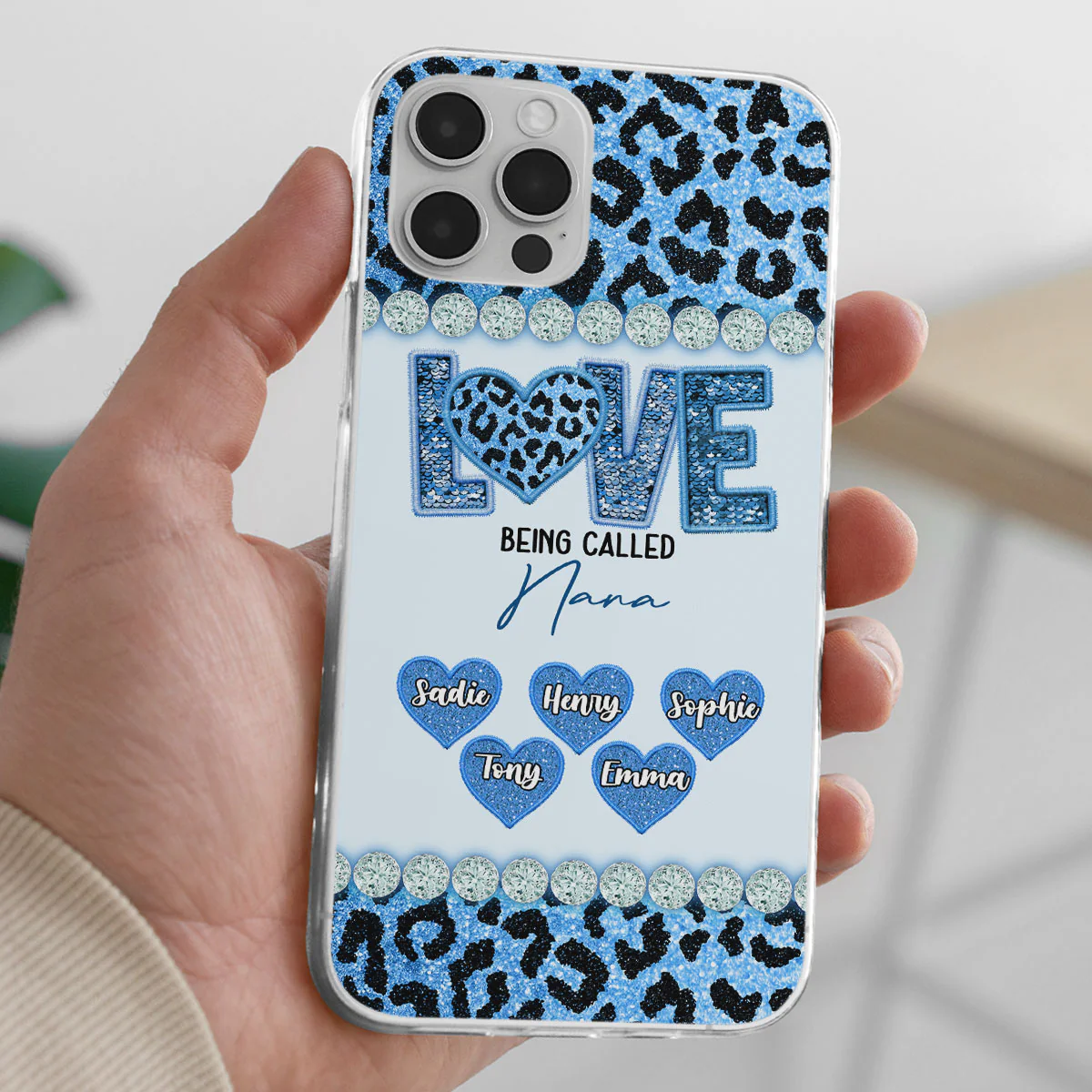 Love Being Called Grandma Version 2 - Personalized Custom Phone Case - Image 3