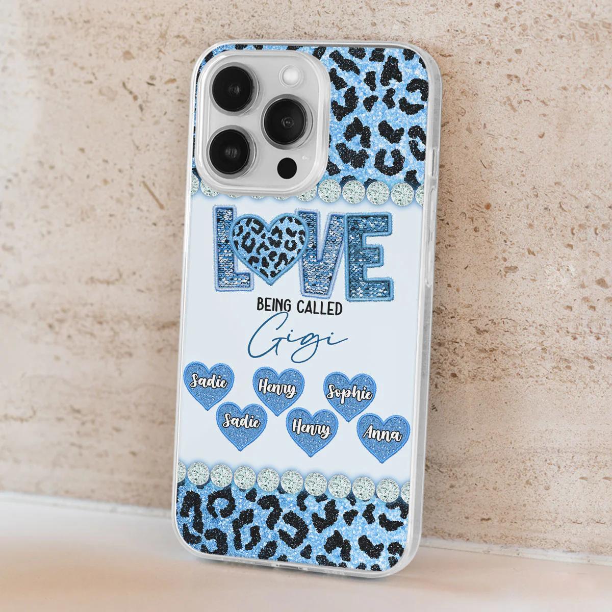 Love Being Called Grandma Version 2 - Personalized Custom Phone Case - Image 4