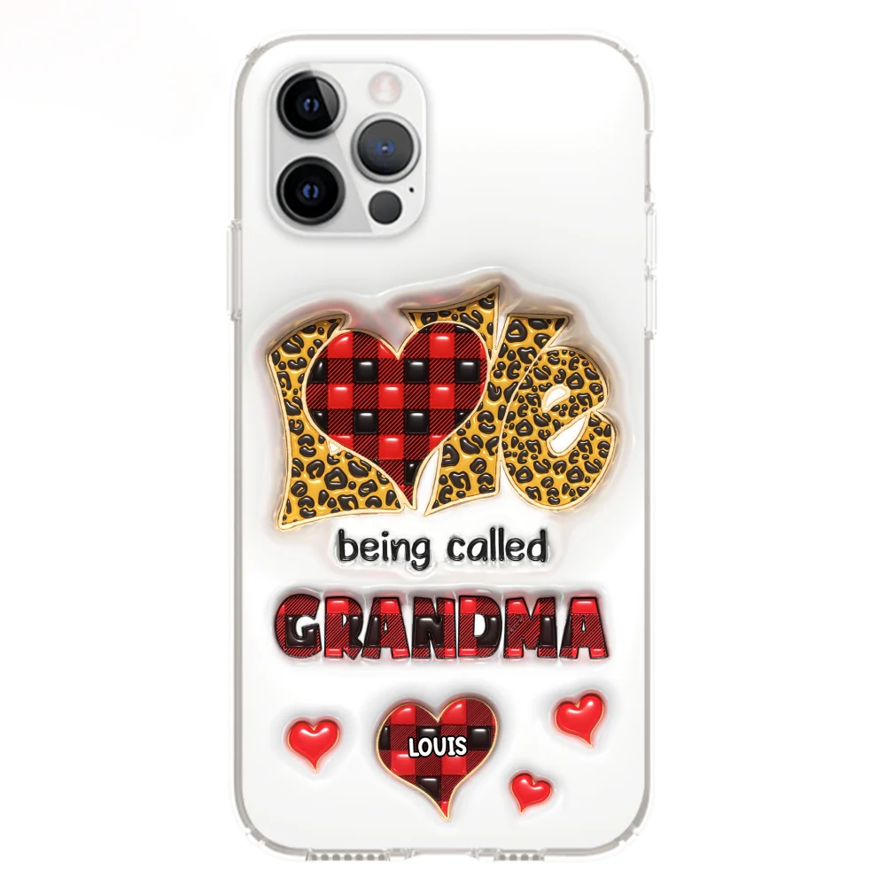 Love Being Called Nana - Personalized Custom 3D Inflated Effect Phone Case - Image 12