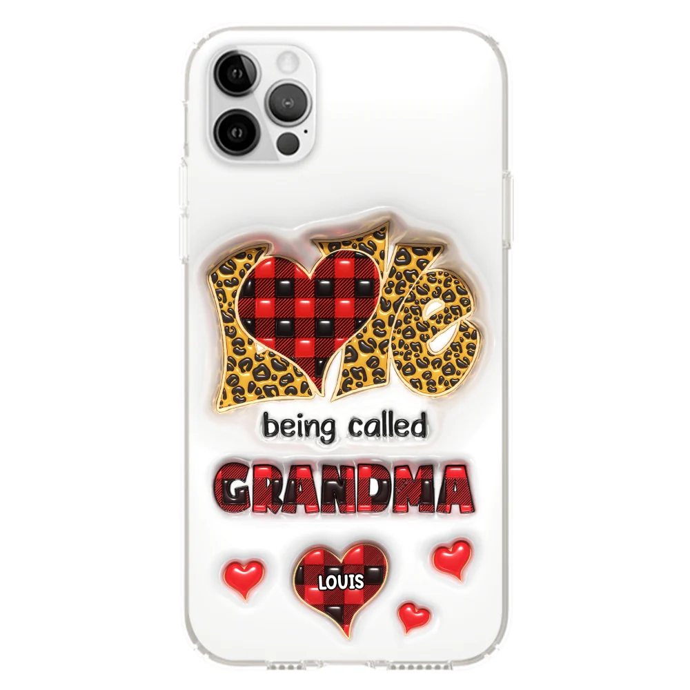 Love Being Called Nana - Personalized Custom 3D Inflated Effect Phone Case - Image 13
