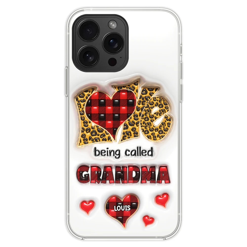 Love Being Called Nana - Personalized Custom 3D Inflated Effect Phone Case - Image 22