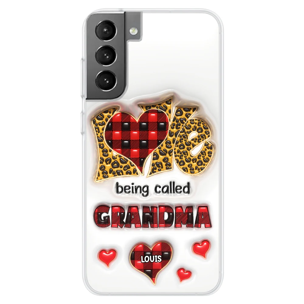 Love Being Called Nana - Personalized Custom 3D Inflated Effect Phone Case - Image 26