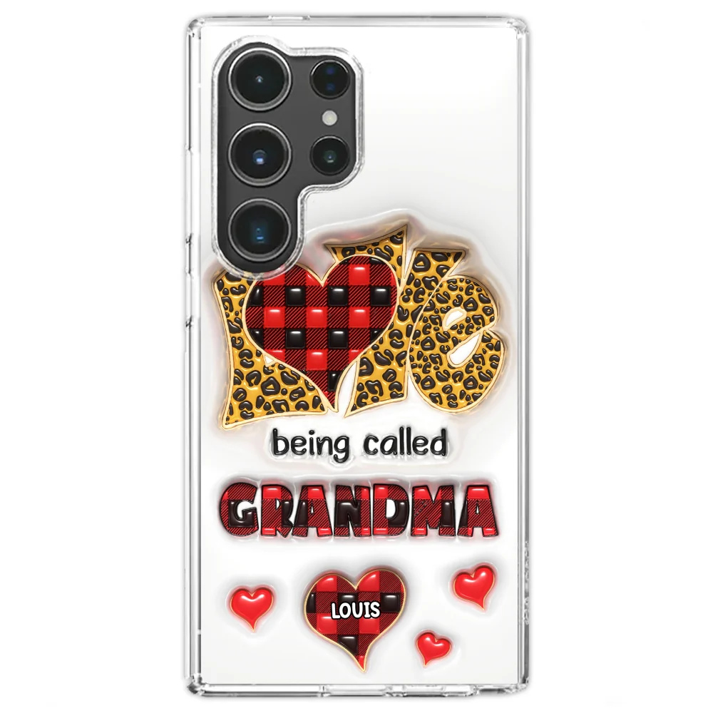 Love Being Called Nana - Personalized Custom 3D Inflated Effect Phone Case - Image 27