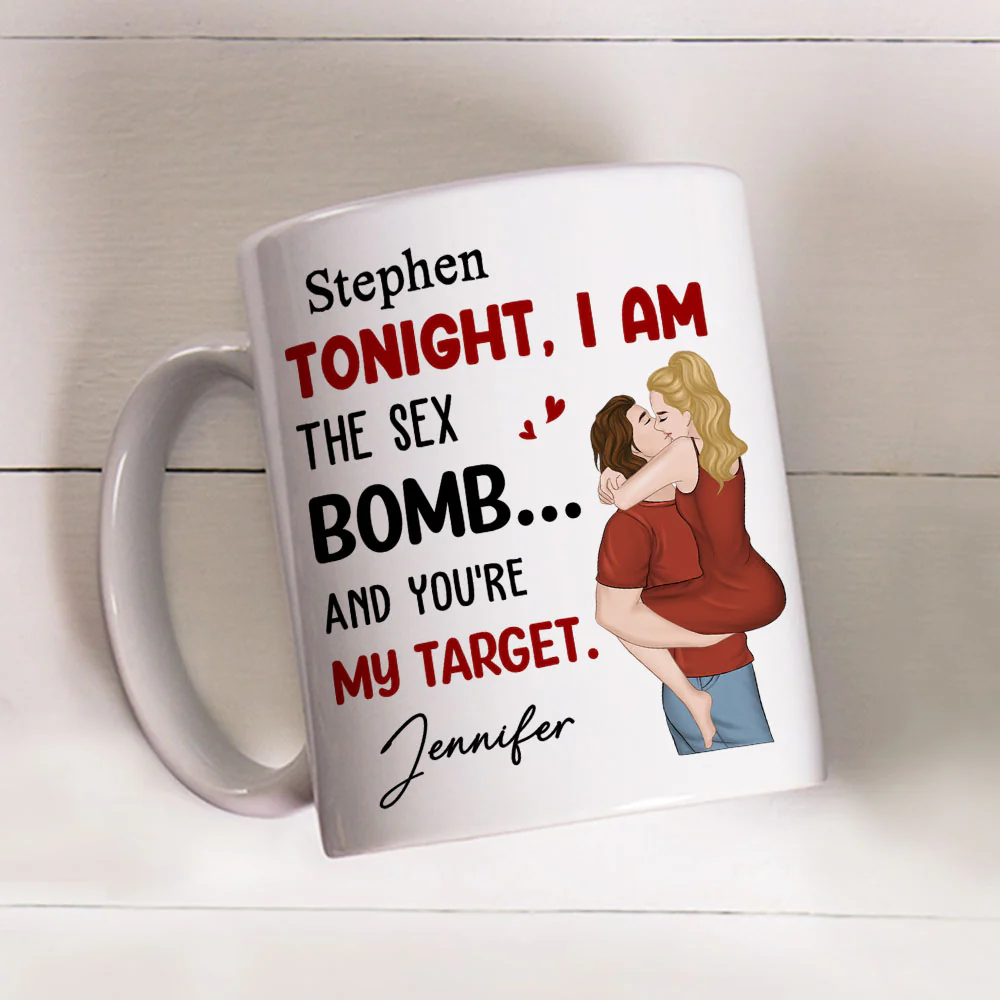Love Bomb Ready To Detonate - Personalized Custom Coffee Mug - Image 4