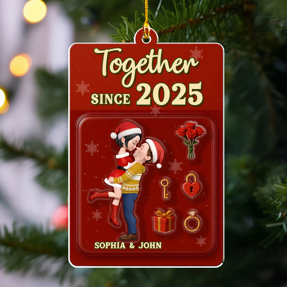 Love Box - Personalized Custom Acrylic Ornament - Image 3