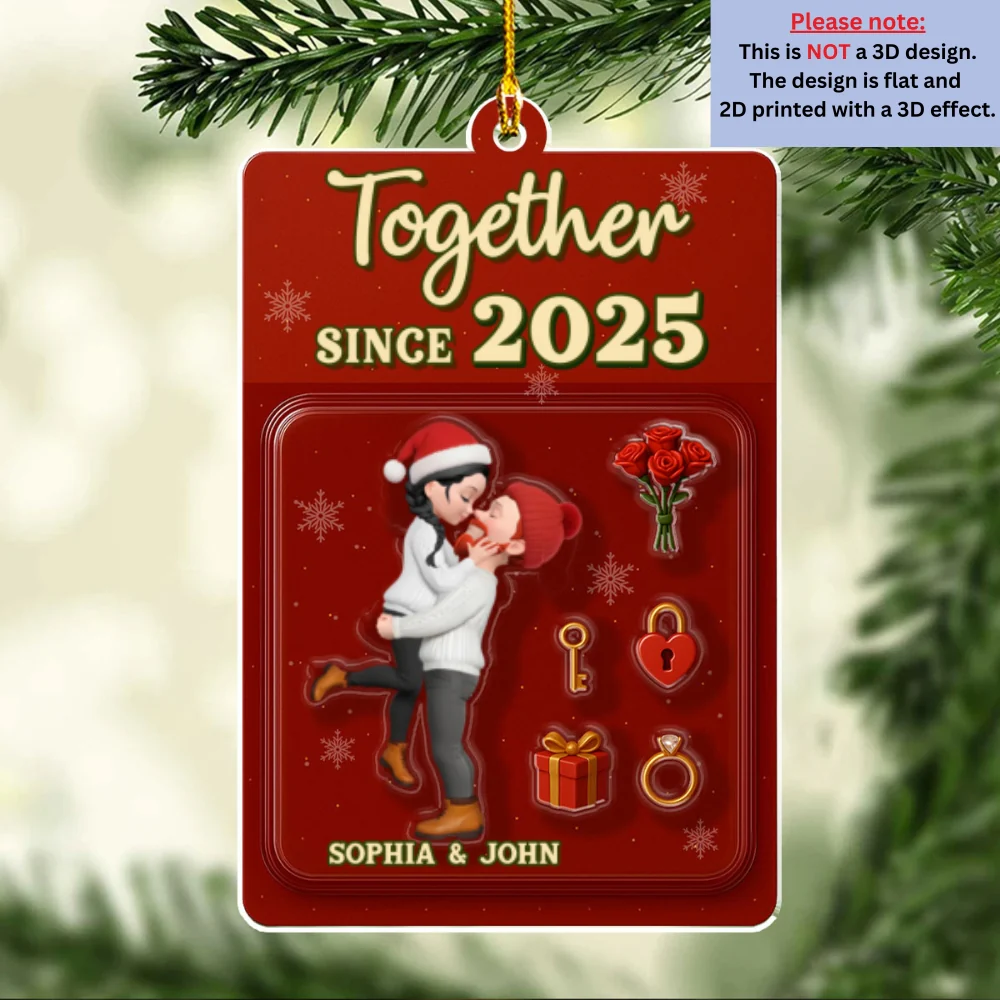 Love Box - Personalized Custom Acrylic Ornament - Image 6
