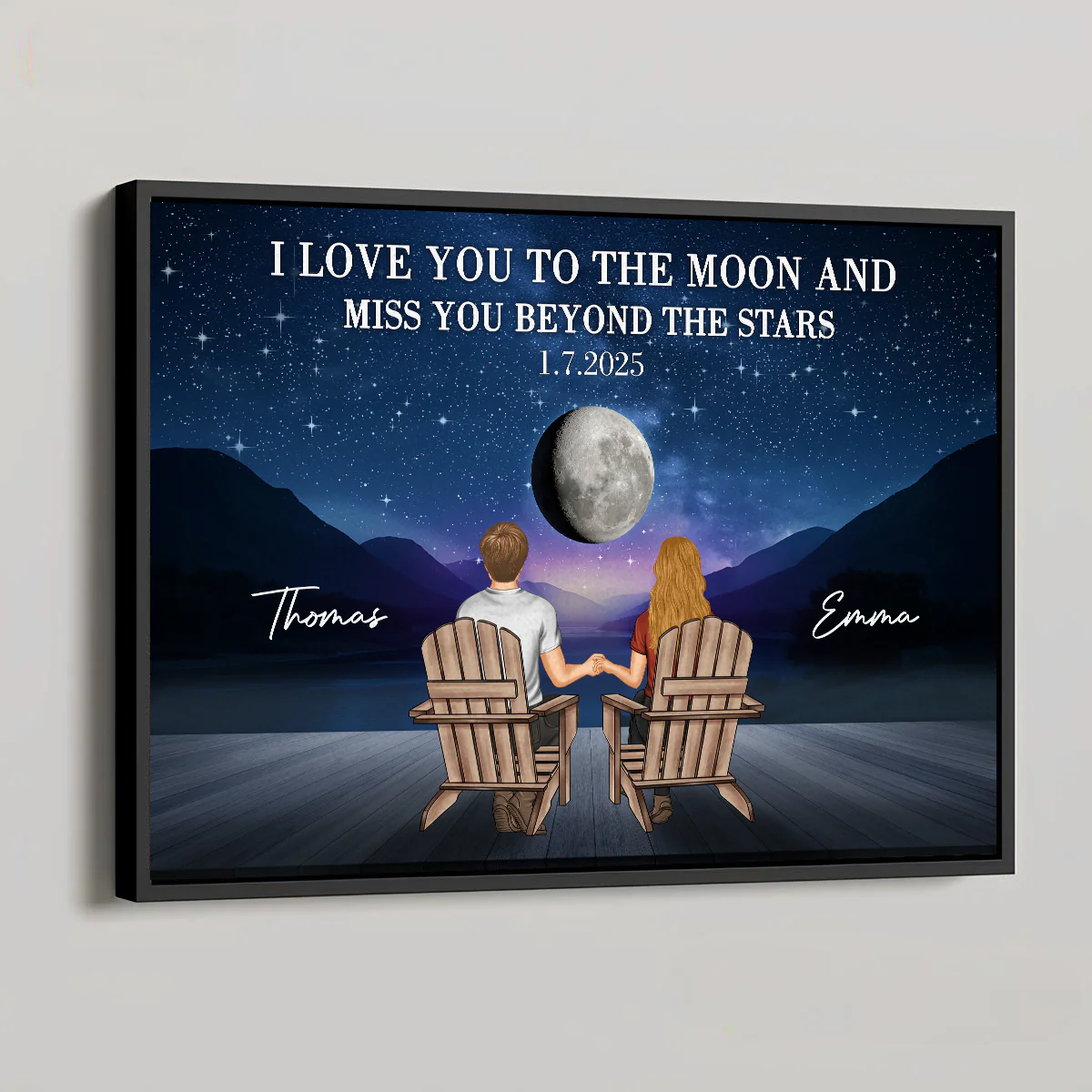 Love Endless As The Stars - Personalized Custom Poster - Image 5