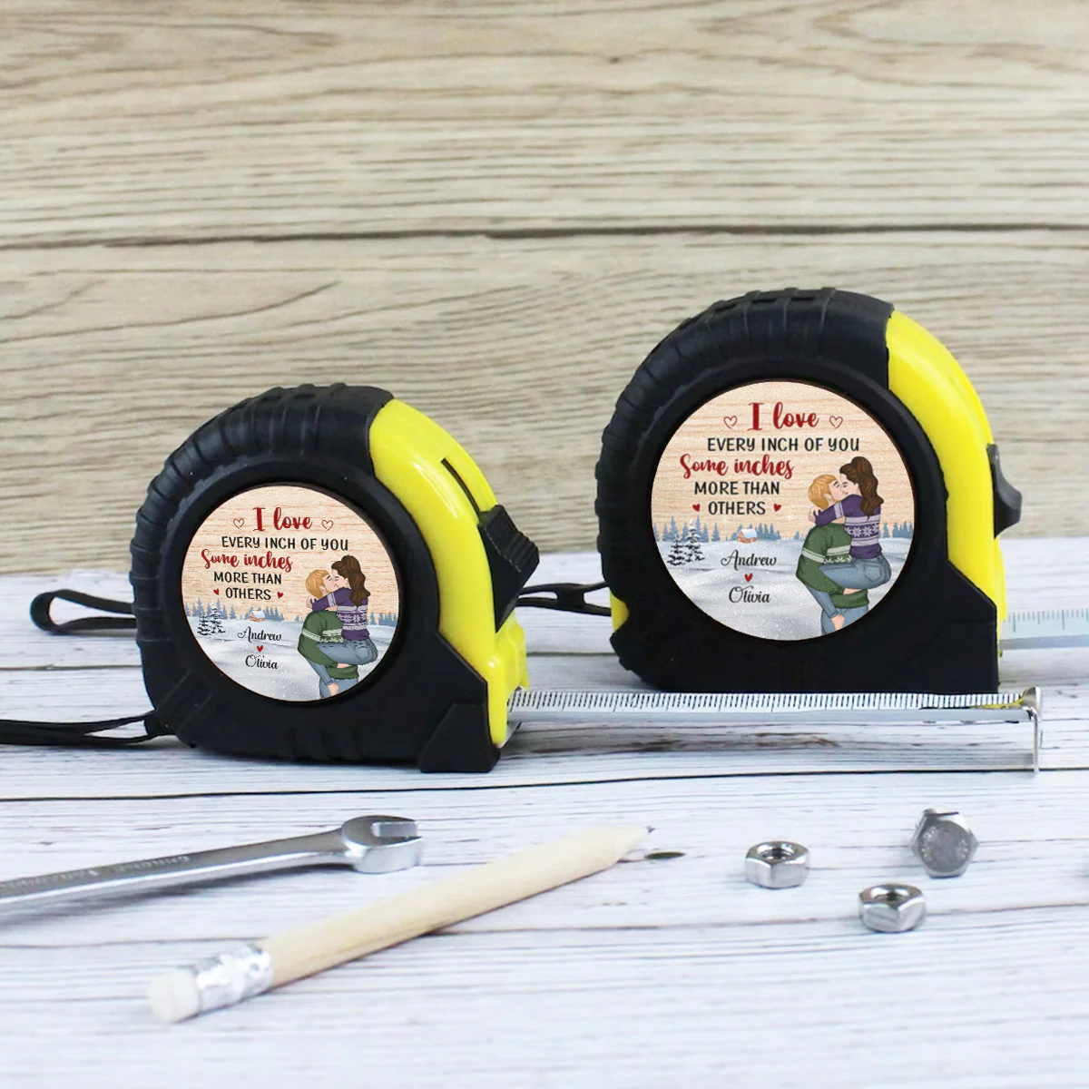 Love Every Inch - Personalized Custom Tape Measure - Image 2