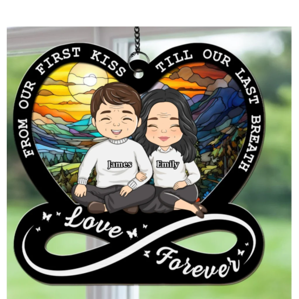 Love Forever - Personalized Custom Suncatcher - Image 5