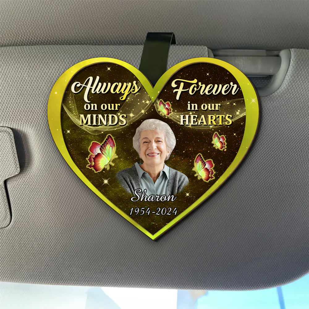 Love From Heaven - Personalized Custom Car Visor Clip - Image 6