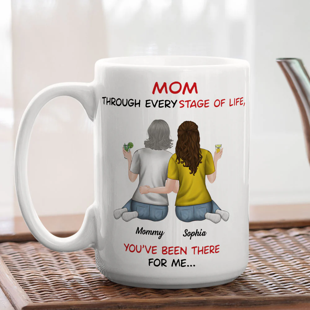 Love Gows Because Of You - Personalized Custom Coffee Mug - Image 5