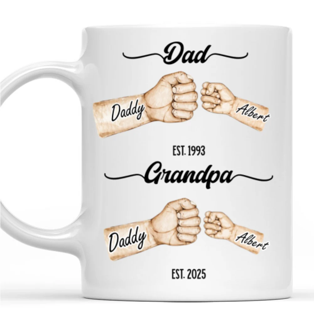 Love Grows With Every Year - Personalized Custom Coffee Mug - Image 7