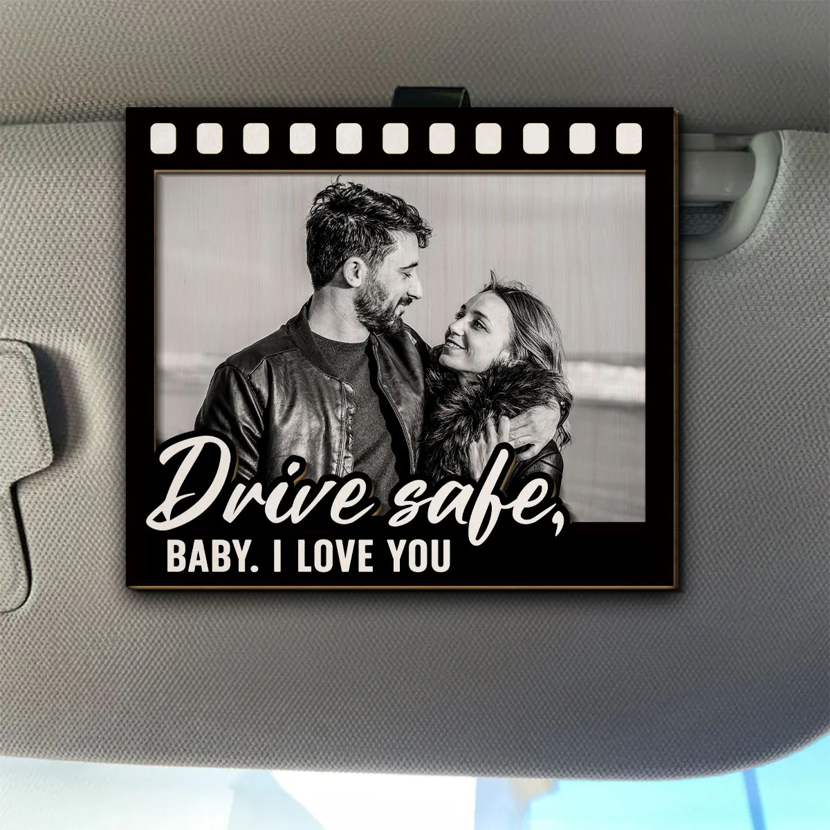 Love In Every Frame - Personalized Custom Car Visor Clip