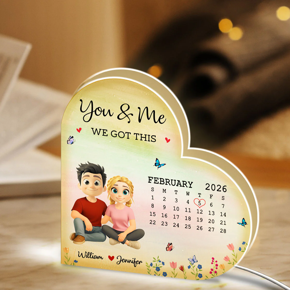 Love In Every Moment - Personalized Custom Light Box - Image 3