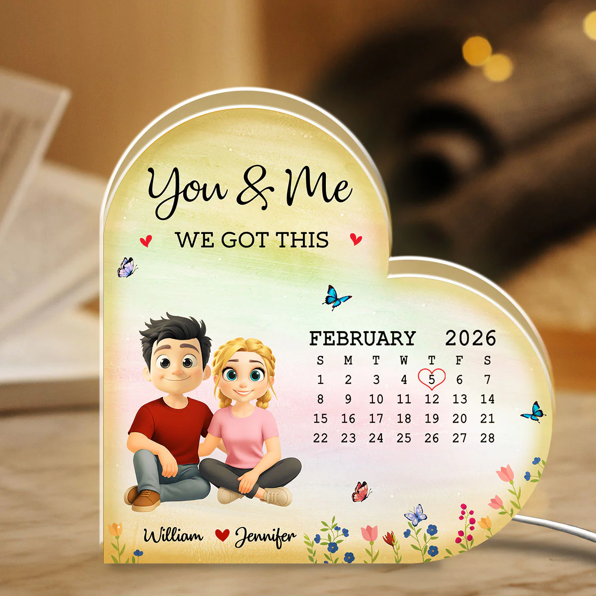 Love In Every Moment - Personalized Custom Light Box - Image 5