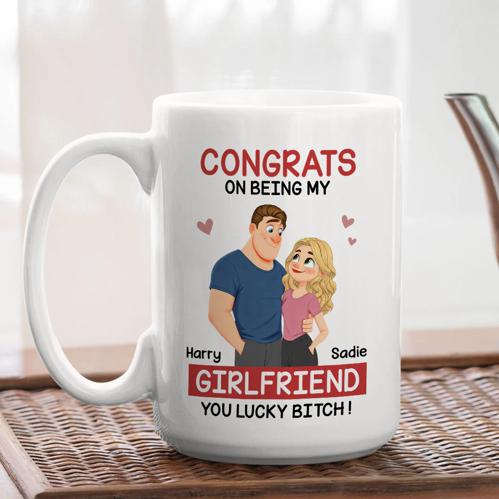 Love Is You 2 - Personalized Custom Coffee Mug - Image 5