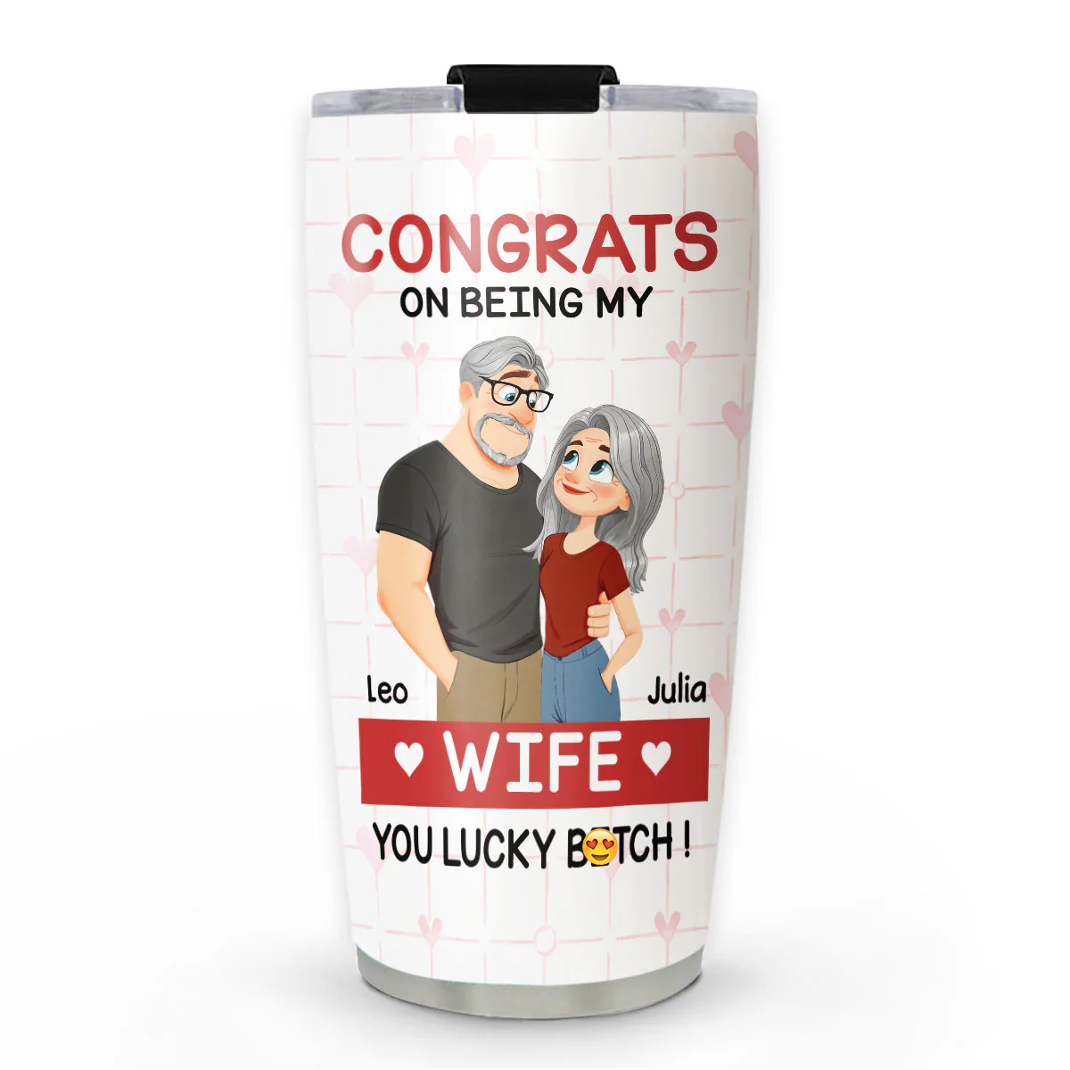Love Is You 2 - Personalized Custom Tumbler