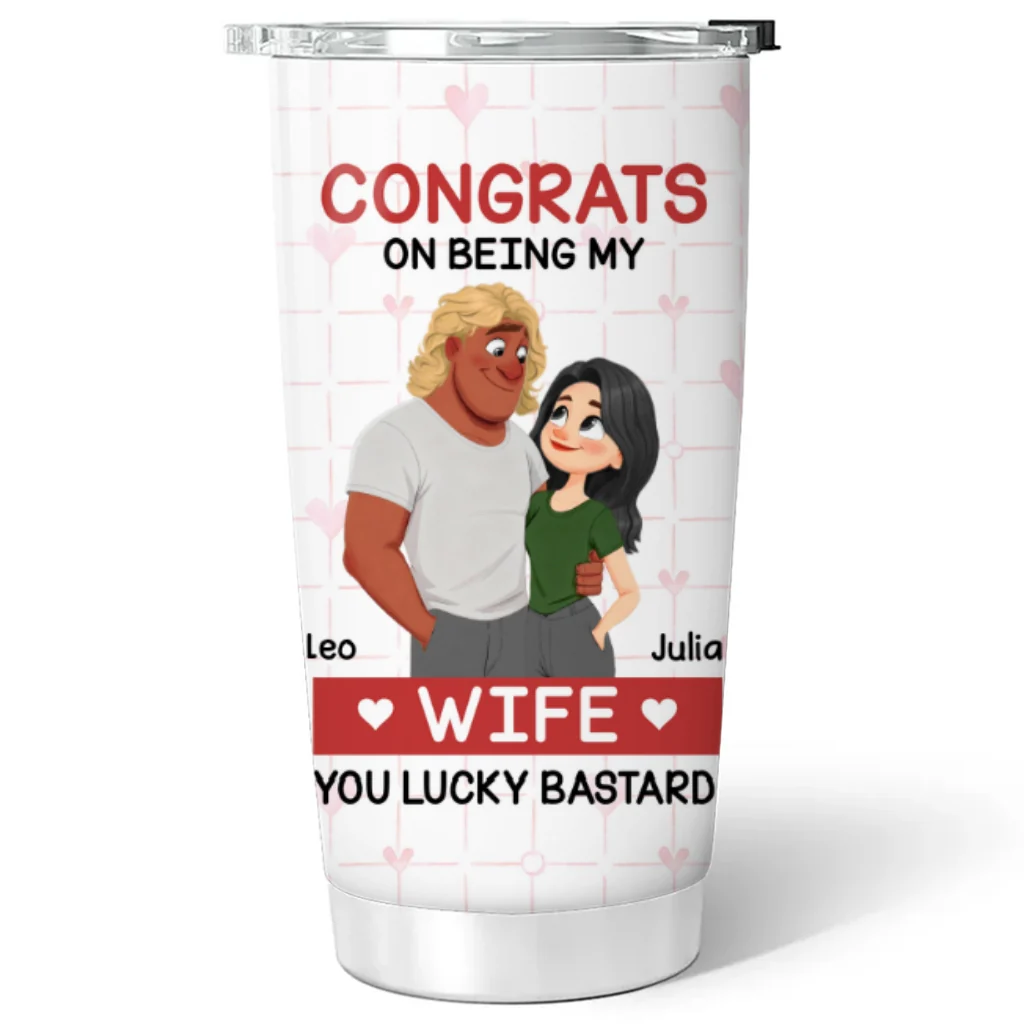 Love Is You 2 - Personalized Custom Tumbler - Image 5