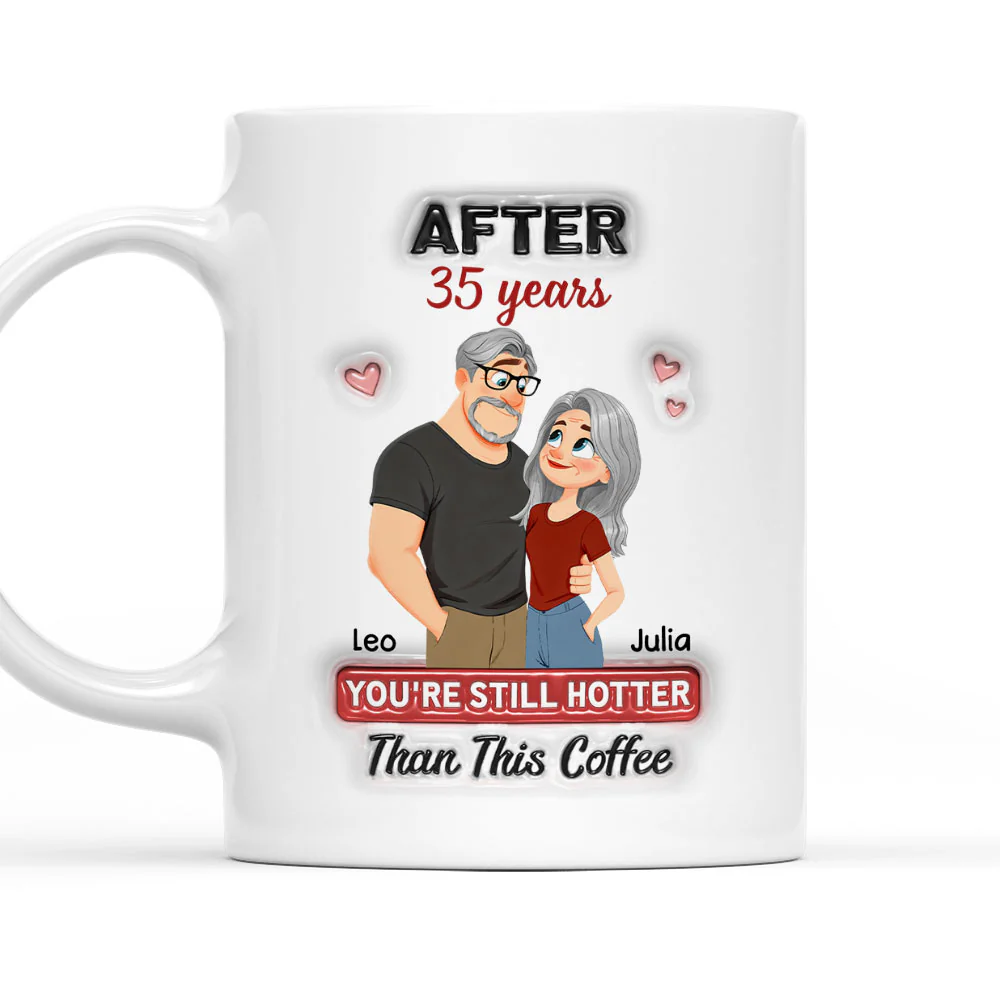 Love Is You - Personalized Custom 3D Inflated Effect Mug