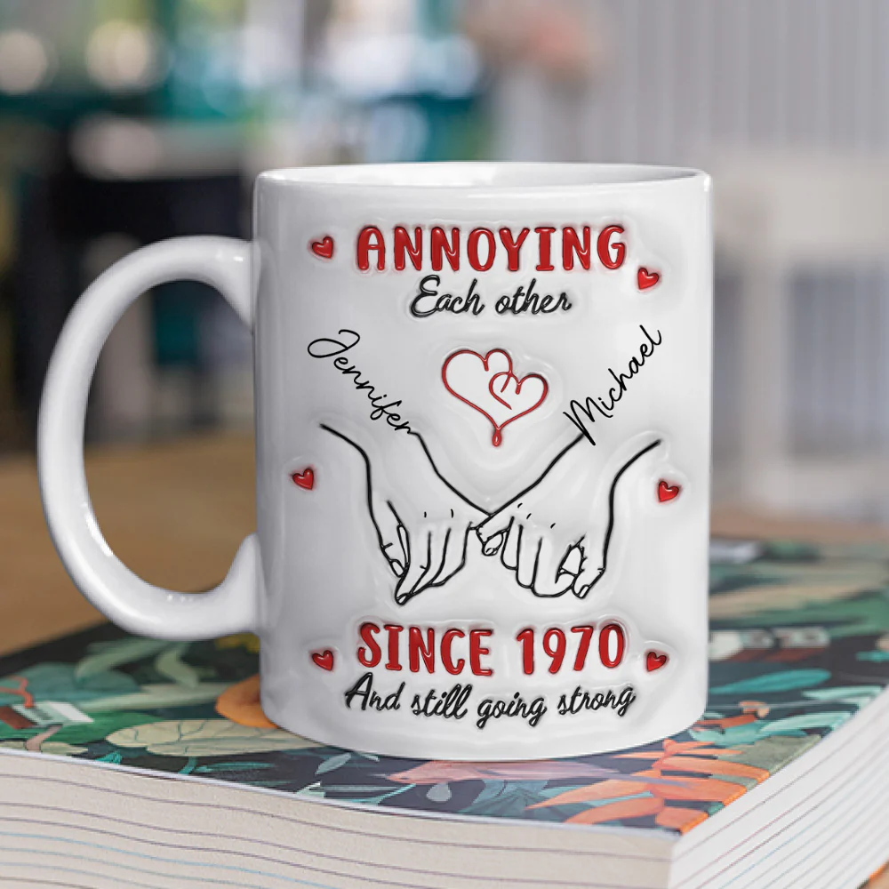 Love Is You - Personalized Custom 3D Inflated Effect Mug - Image 2