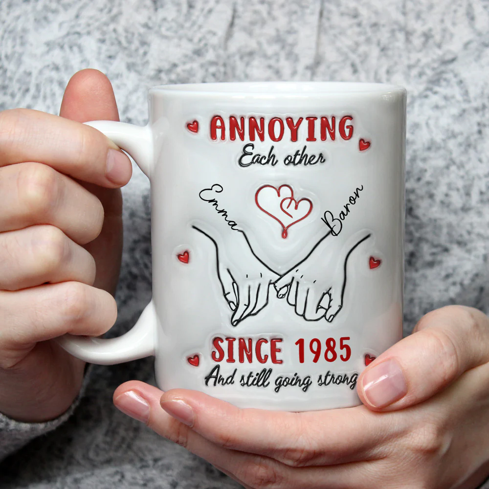Love Is You - Personalized Custom 3D Inflated Effect Mug - Image 3