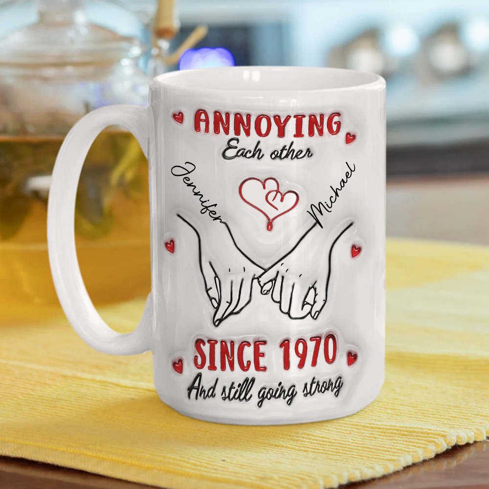 Love Is You - Personalized Custom 3D Inflated Effect Mug - Image 6