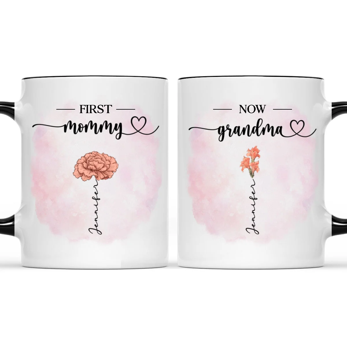 Love Mommy - Personalized Custom Accent Mug - Image 6