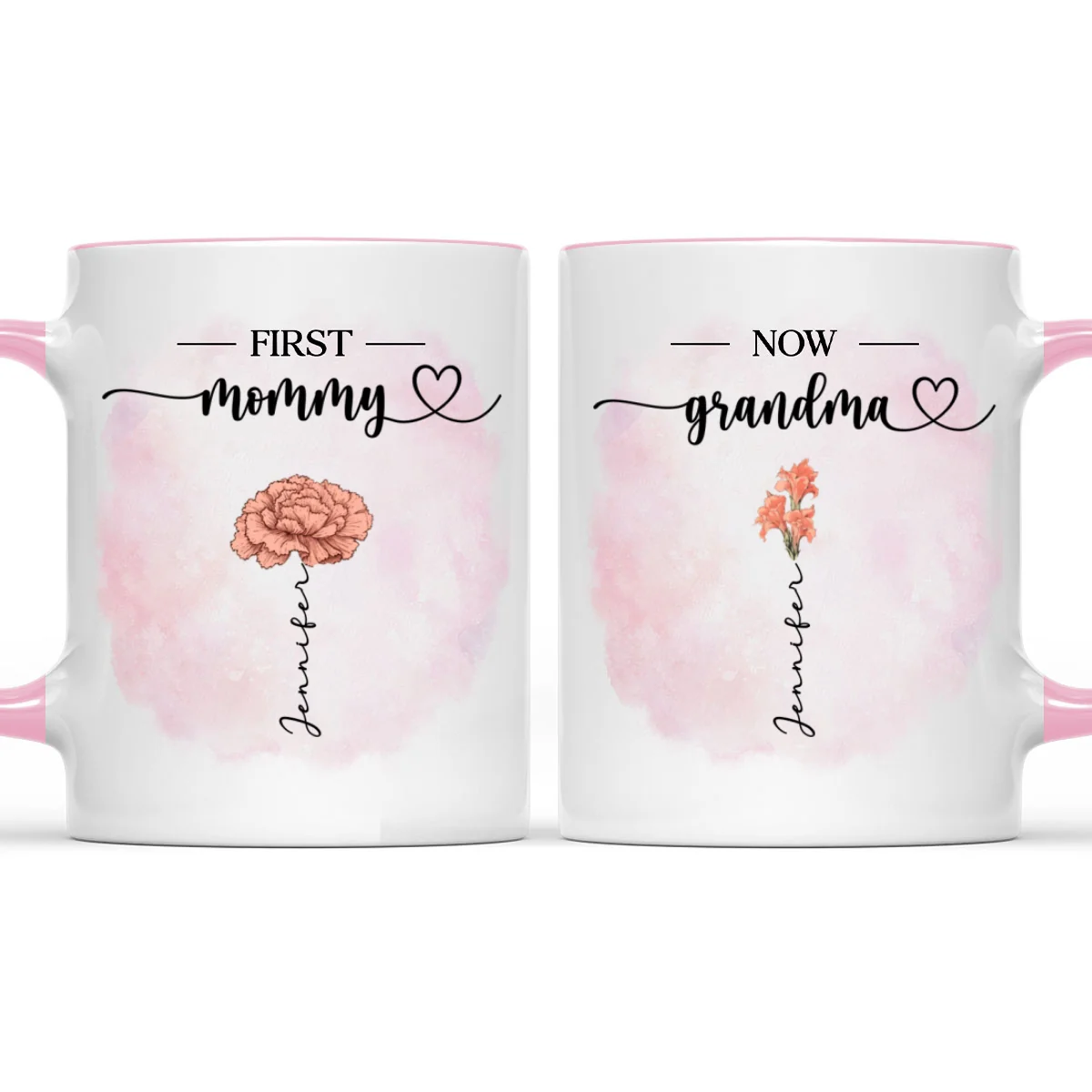 Love Mommy - Personalized Custom Accent Mug - Image 8